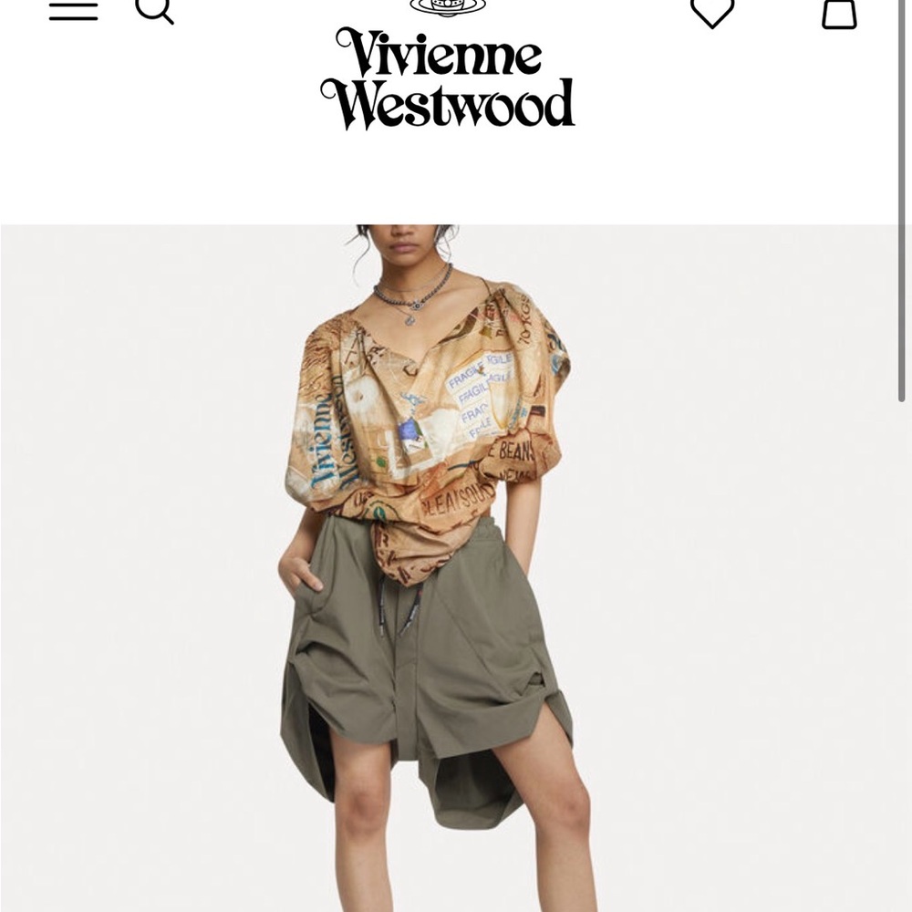 NWT VIVIENNE WESTWOOD Heart Top In Trash